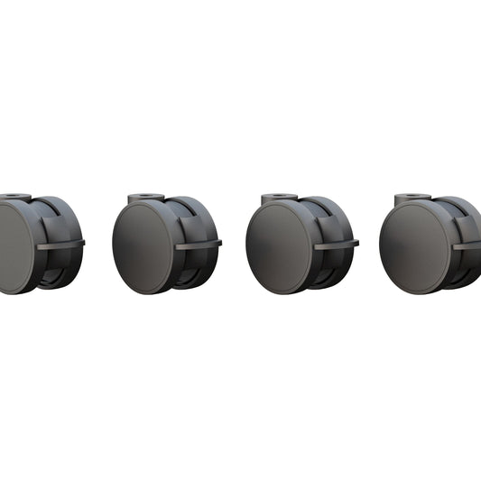 Dark Slate Gray Multibrackets Tente Wheelpack 100mm for M Motorized Public Floorstand 160kg
