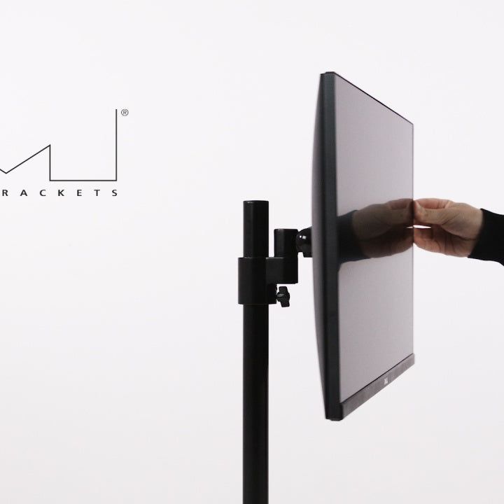 White Smoke Multibrackets M VESA Deskmount Officeline Single Black