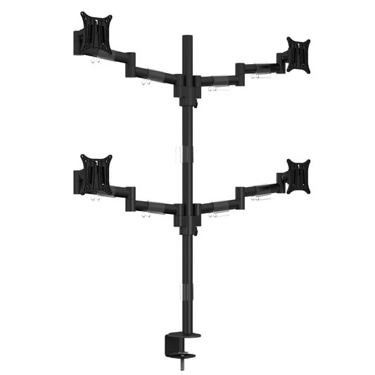 Dark Slate Gray Multibrackets M VESA Deskmount Officeline Quad Black
