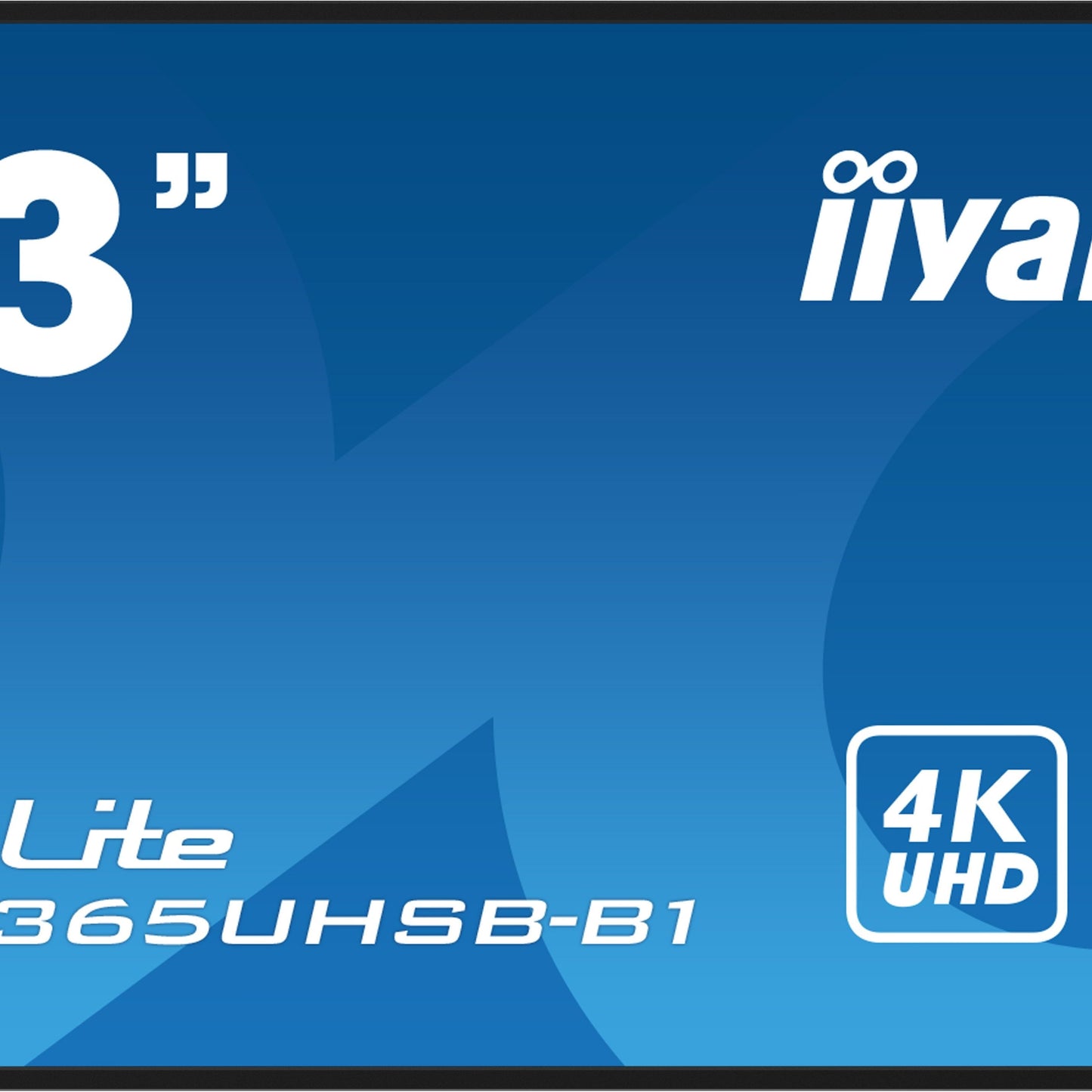 Dark Cyan iiyama LH4365UHSB-B1 Signage Display Kiosk design 108 cm (42.5") LED Wi-Fi 800 cd/m² 4K Ultra HD Black Built-in processor Android 11 24/7
