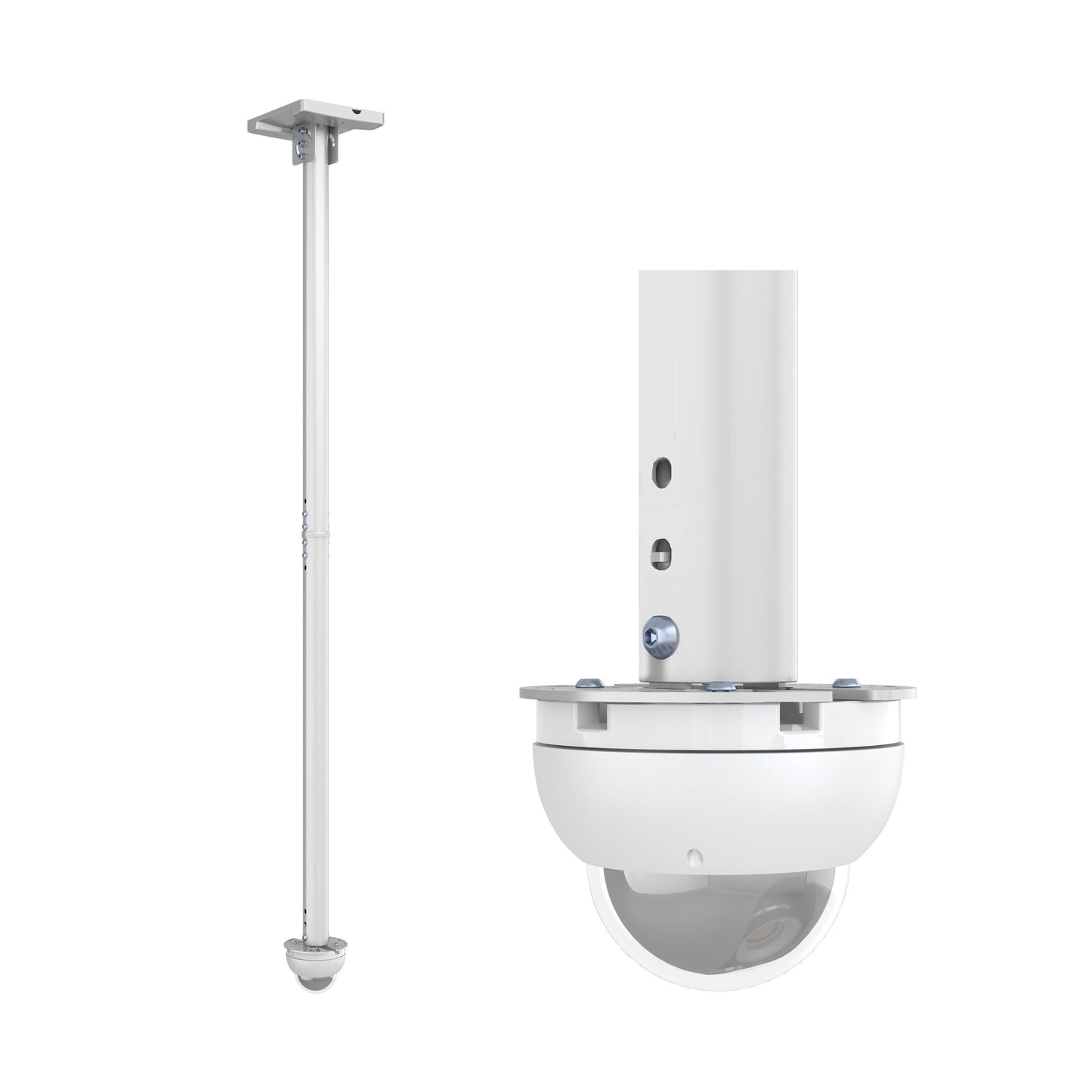 Light Gray Multibrackets M Pro Series CCTV Ceilingmount White