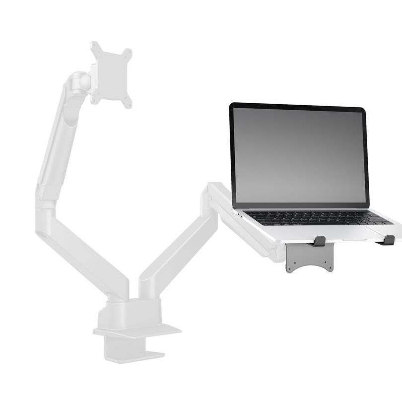 Light Gray Multibrackets M Laptop Holder Gas Lift Arm Black