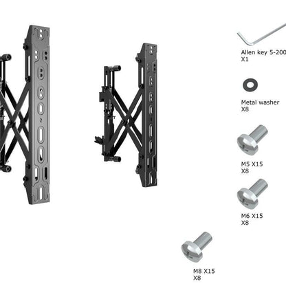 Dark Slate Gray Multibrackets M Pro Series - M Push in Pop out VESA 400