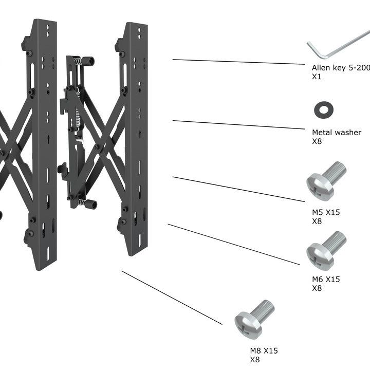 Dark Slate Gray Multibrackets M Pro Series - M Push in Pop out VESA 400