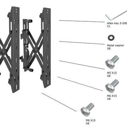 Dark Slate Gray Multibrackets M Pro Series - M Push in Pop out VESA 400