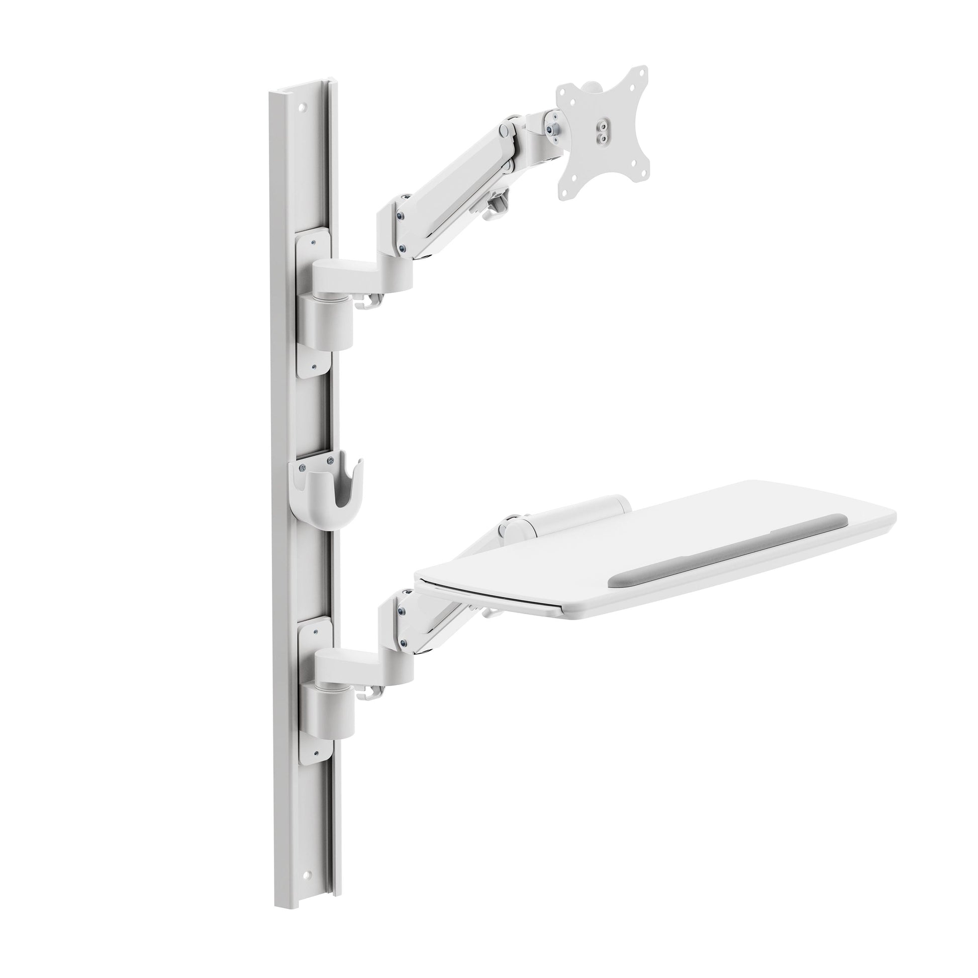 Light Gray Multibrackets M Workstation Wall Basic