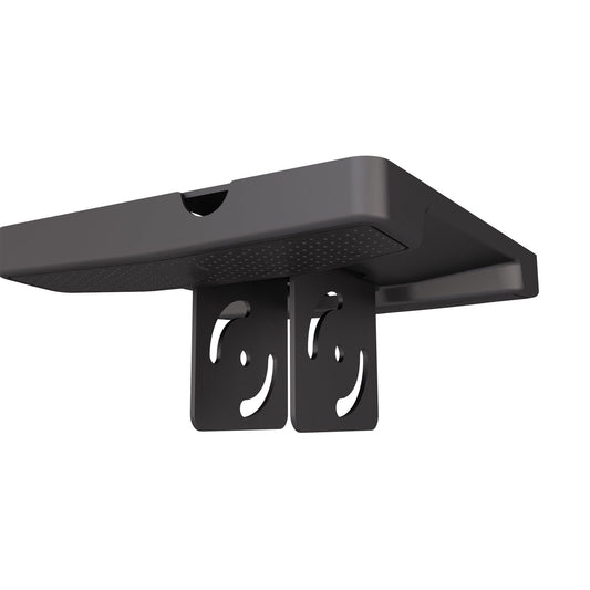 Dark Slate Gray Multibrackets M Pro Series - Ceiling Plate with Plastic Cover Black
