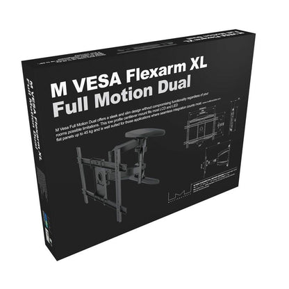 Dark Slate Gray Multibrackets M VESA Flexarm XL Full Motion Dual