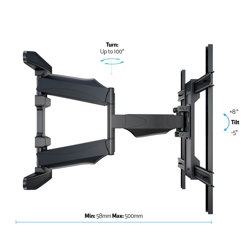 Dark Slate Gray Multibrackets M VESA Flexarm XL Full Motion Dual
