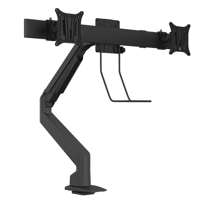 Dark Slate Gray Multibrackets M VESA Gas Lift Arm Single Black w. Duo Crossbar