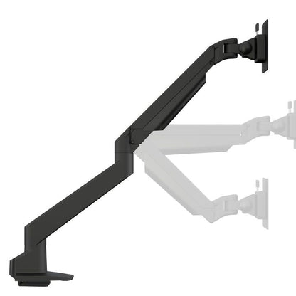 Dark Slate Gray Multibrackets M VESA Gas Lift Arm Single Black w. Duo Crossbar