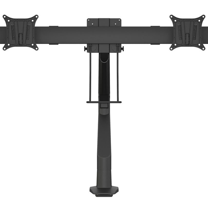 Dark Slate Gray Multibrackets M VESA Gas Lift Arm Single Black w. Duo Crossbar
