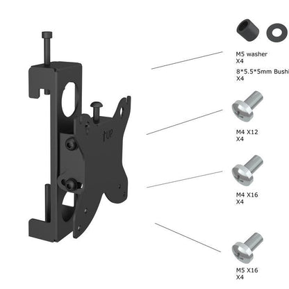 Dark Slate Gray Multibrackets M Pro Series - Monitor Mount Flex Pro 75/100