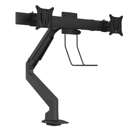 Dark Slate Gray Multibrackets M VESA Gas Lift Arm Single Black HD w. Duo Crossbar