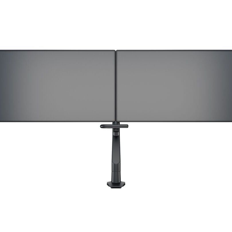 Slate Gray Multibrackets M VESA Gas Lift Arm w. Duo Crossbar 2 Black