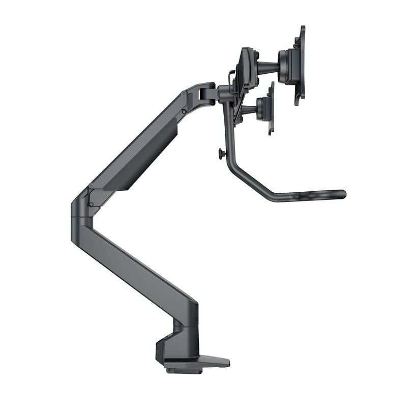 Dim Gray Multibrackets M VESA Gas Lift Arm w. Duo Crossbar 2 Black