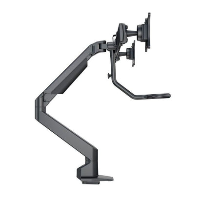 Dim Gray Multibrackets M VESA Gas Lift Arm w. Duo Crossbar 2 Black