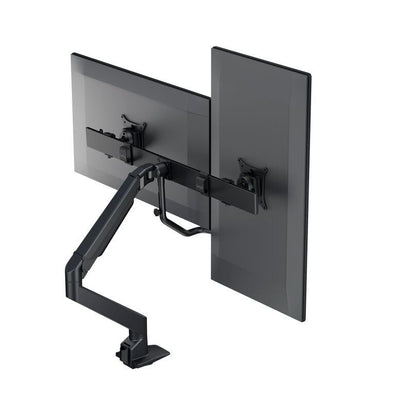 Dark Slate Gray Multibrackets M VESA Gas Lift Arm w. Duo Crossbar 2 Black