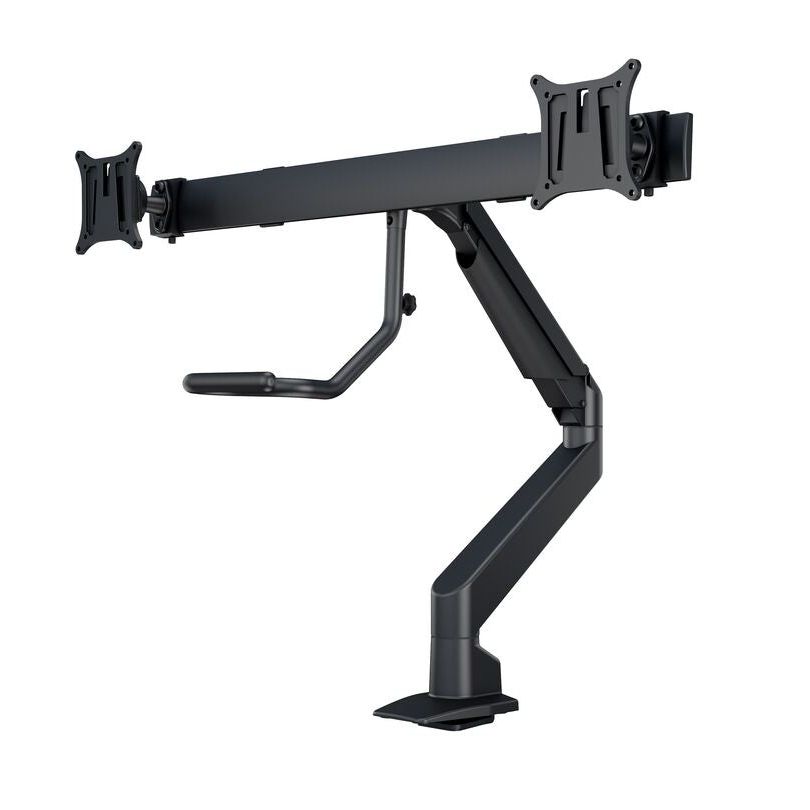 Dark Slate Gray Multibrackets M VESA Gas Lift Arm w. Duo Crossbar 2 Black