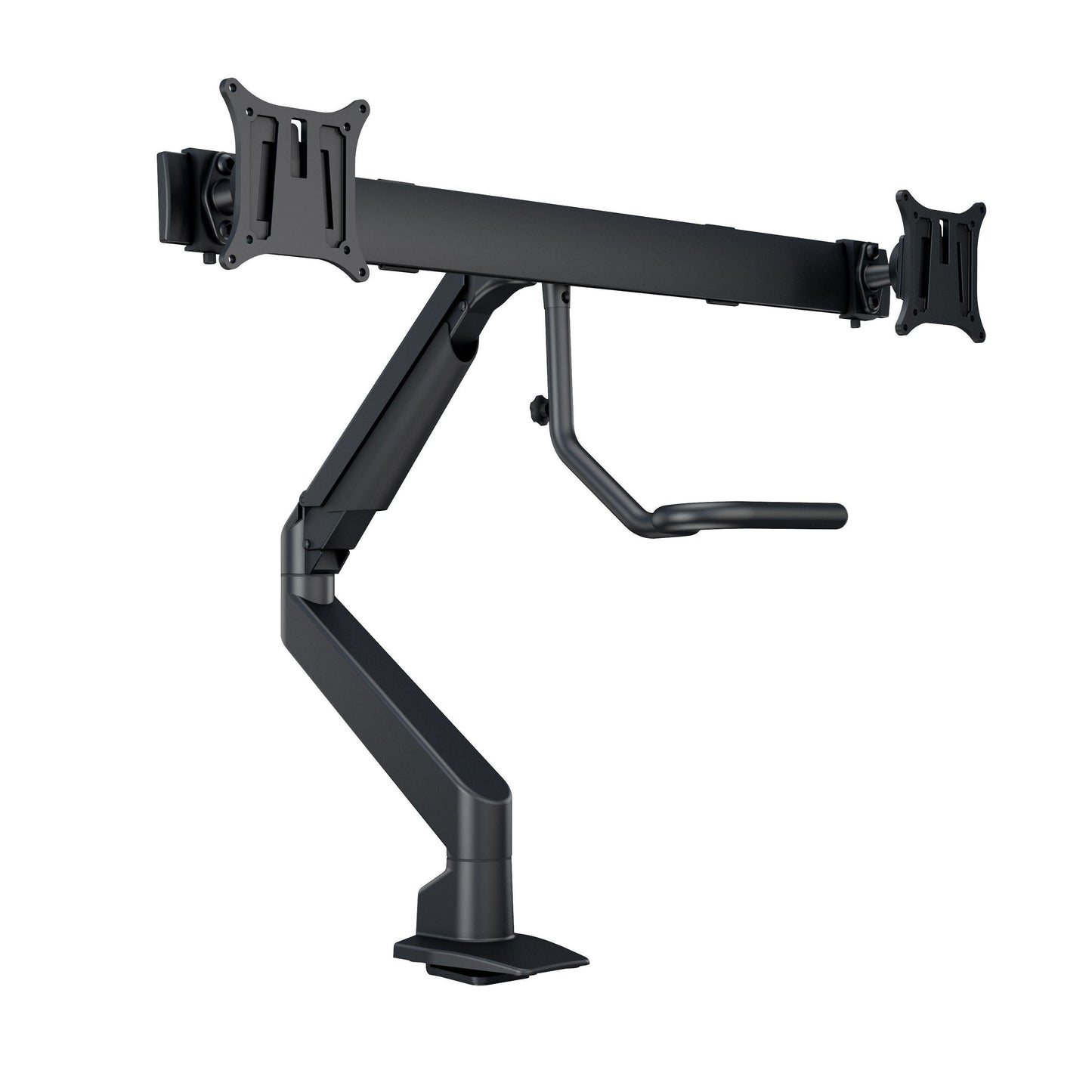 Dark Slate Gray Multibrackets M VESA Gas Lift Arm w. Duo Crossbar 2 Black