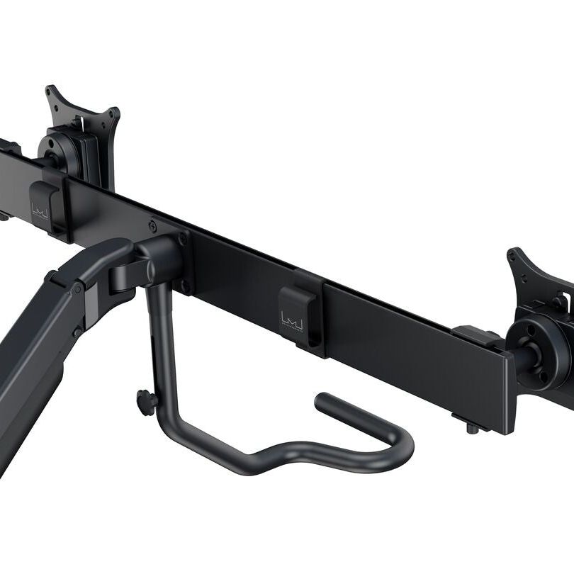 Dark Slate Gray Multibrackets M VESA Gas Lift Arm w. Duo Crossbar 2 Black