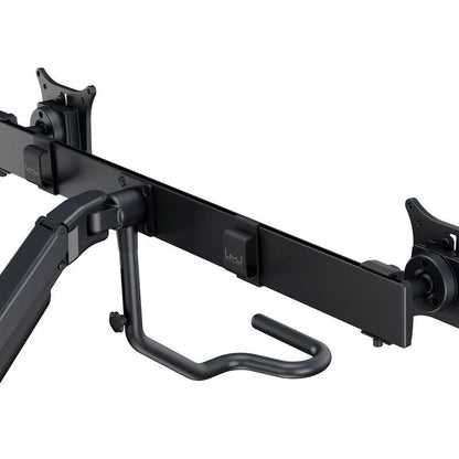 Dark Slate Gray Multibrackets M VESA Gas Lift Arm w. Duo Crossbar 2 Black