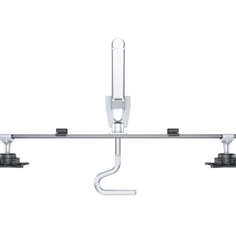 Light Gray Multibrackets M VESA Gas Lift Arm w. Duo Crossbar 2 Silver