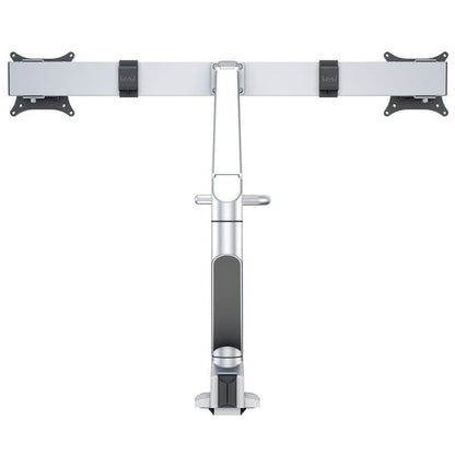 Light Gray Multibrackets M VESA Gas Lift Arm w. Duo Crossbar 2 Silver