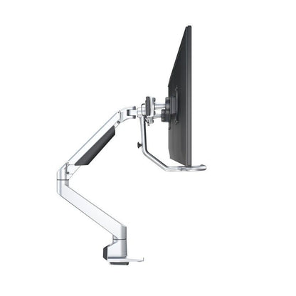 Light Gray Multibrackets M VESA Gas Lift Arm w. Duo Crossbar 2 Silver