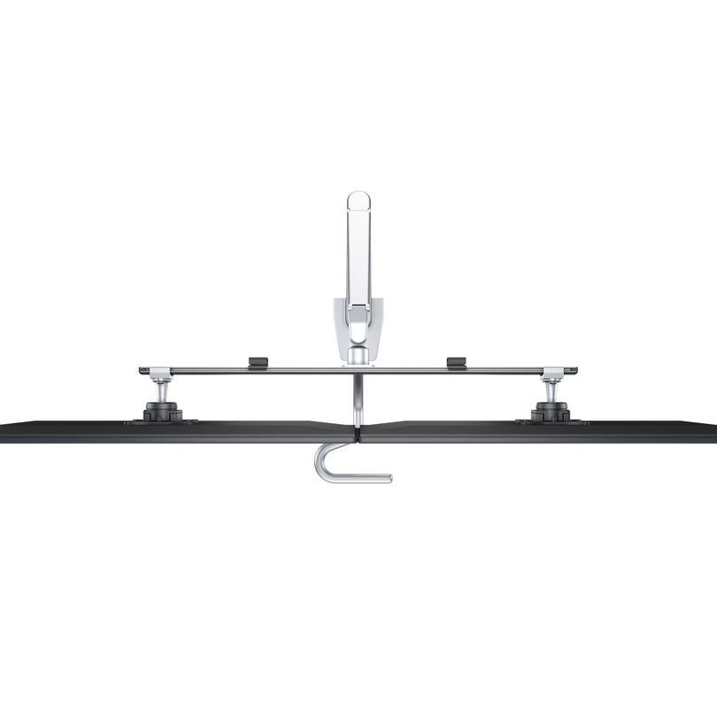 Dark Slate Gray Multibrackets M VESA Gas Lift Arm w. Duo Crossbar 2 Silver