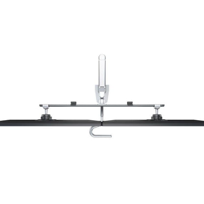 Dark Slate Gray Multibrackets M VESA Gas Lift Arm w. Duo Crossbar 2 Silver