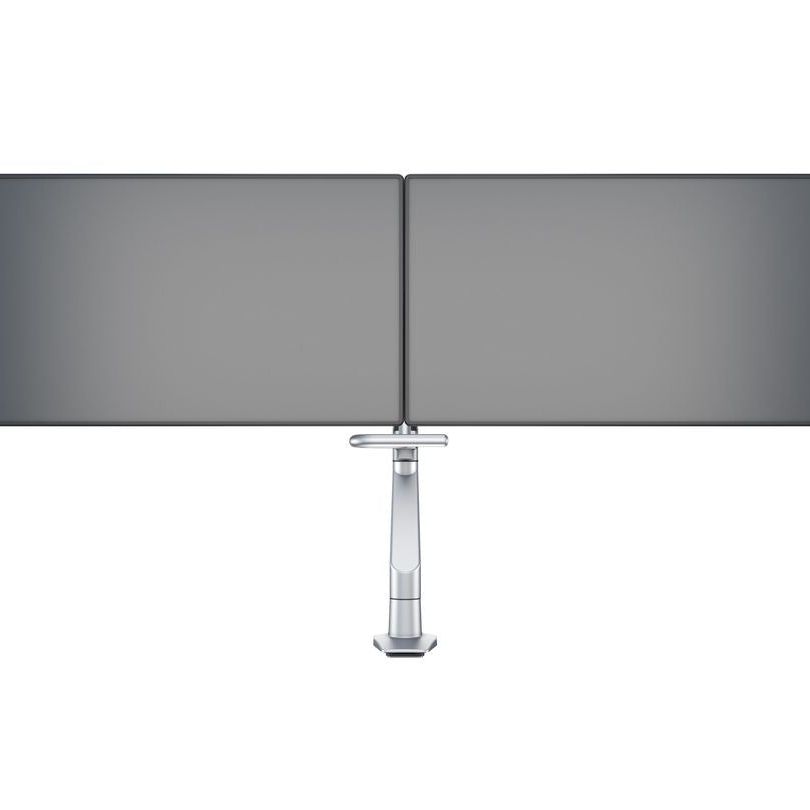 Light Slate Gray Multibrackets M VESA Gas Lift Arm w. Duo Crossbar 2 Silver