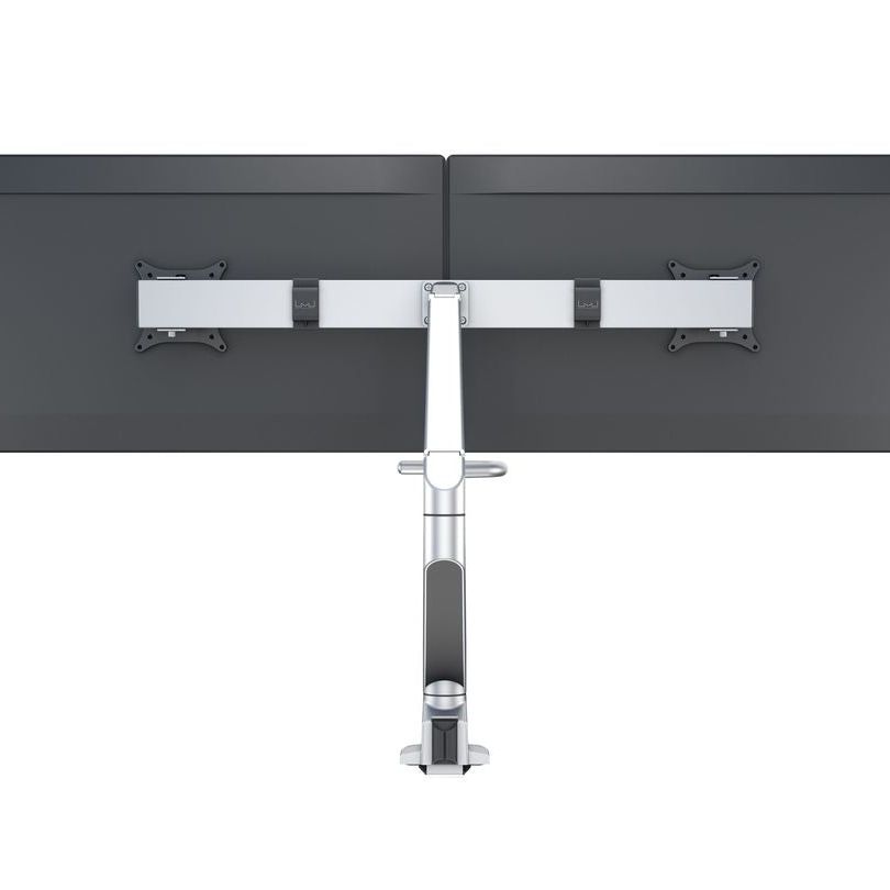 Dark Slate Gray Multibrackets M VESA Gas Lift Arm w. Duo Crossbar 2 Silver