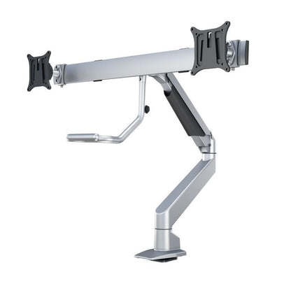 Gray Multibrackets M VESA Gas Lift Arm w. Duo Crossbar 2 Silver