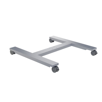 Dark Gray Multibrackets M Public Display Stand Wheelbase HD B2B Silver