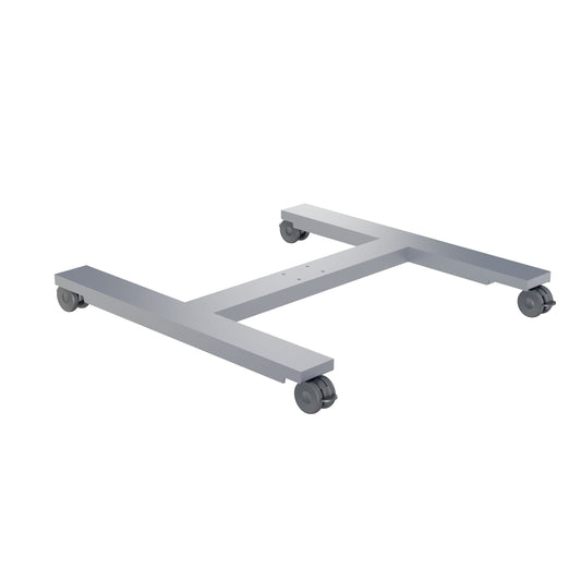 Dark Gray Multibrackets M Public Display Stand Wheelbase HD B2B Silver