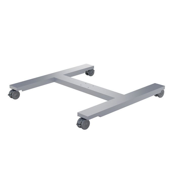 Dark Gray Multibrackets M Public Display Stand Wheelbase HD B2B Silver