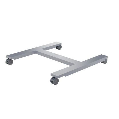 Dark Gray Multibrackets M Public Display Stand Wheelbase HD B2B Silver