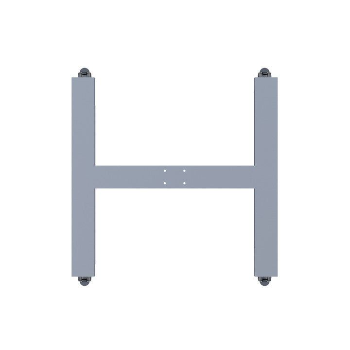 Dark Gray Multibrackets M Public Display Stand Wheelbase HD B2B Silver