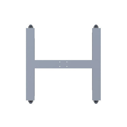 Dark Gray Multibrackets M Public Display Stand Wheelbase HD B2B Silver