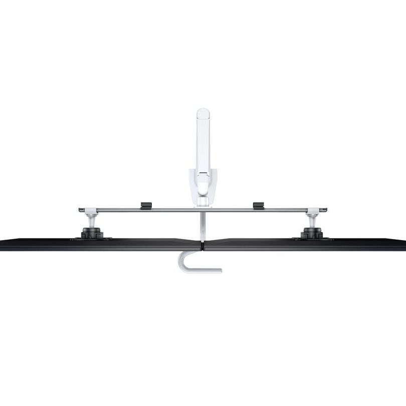 Dark Slate Gray Multibrackets M VESA Gas Lift Arm w. Duo Crossbar 2 White
