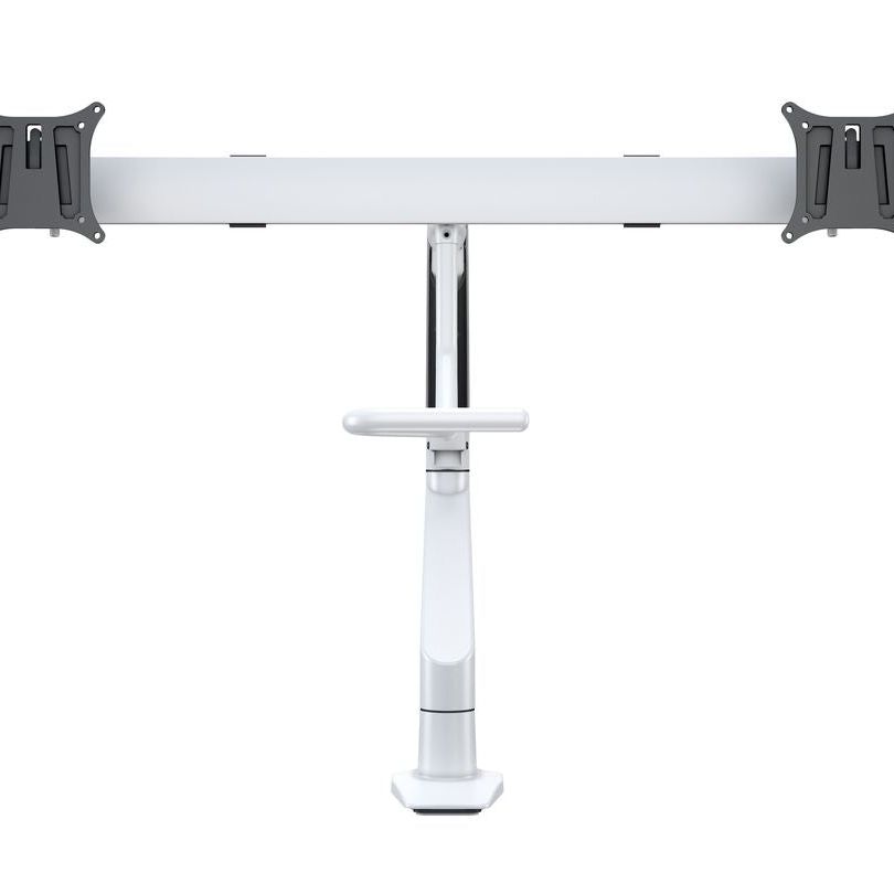 Dark Slate Gray Multibrackets M VESA Gas Lift Arm w. Duo Crossbar 2 White