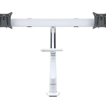 Dark Slate Gray Multibrackets M VESA Gas Lift Arm w. Duo Crossbar 2 White