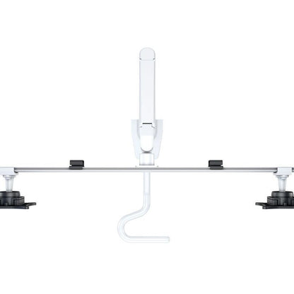 Dark Slate Gray Multibrackets M VESA Gas Lift Arm w. Duo Crossbar 2 White