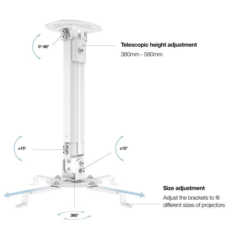Lavender Multibrackets M Universal Projector Ceiling Mount I