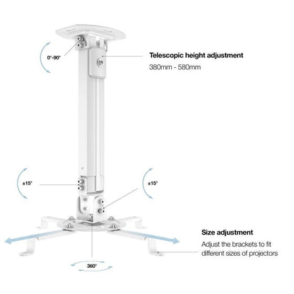 Lavender Multibrackets M Universal Projector Ceiling Mount I