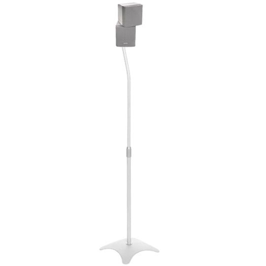 Light Gray Multibrackets M Speaker Floorstand White 2-pack