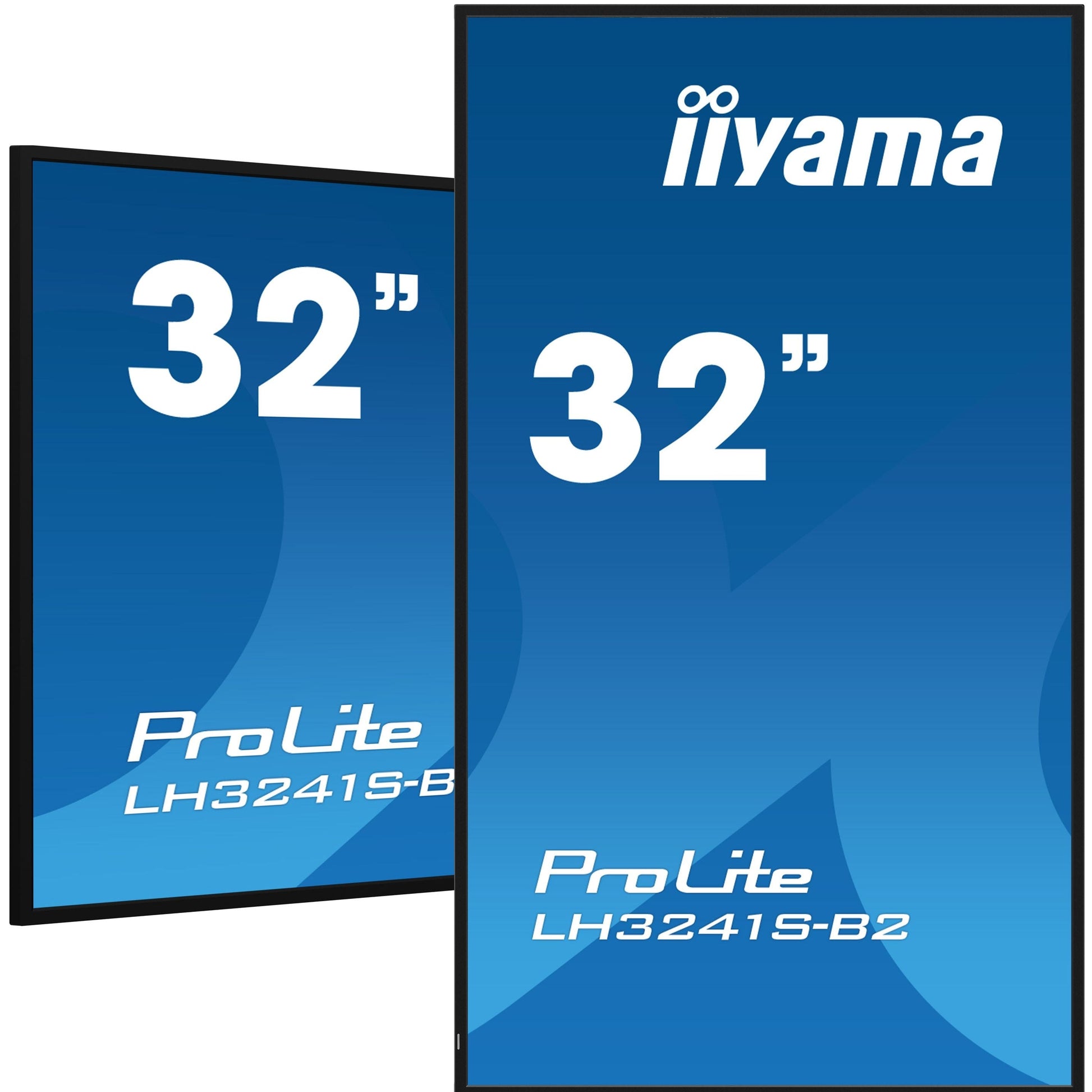 Dark Cyan iiyama LH3241S-B2 Signage Display Kiosk design 80 cm (31.5") LED 350 cd/m² Full HD Black 24/7
