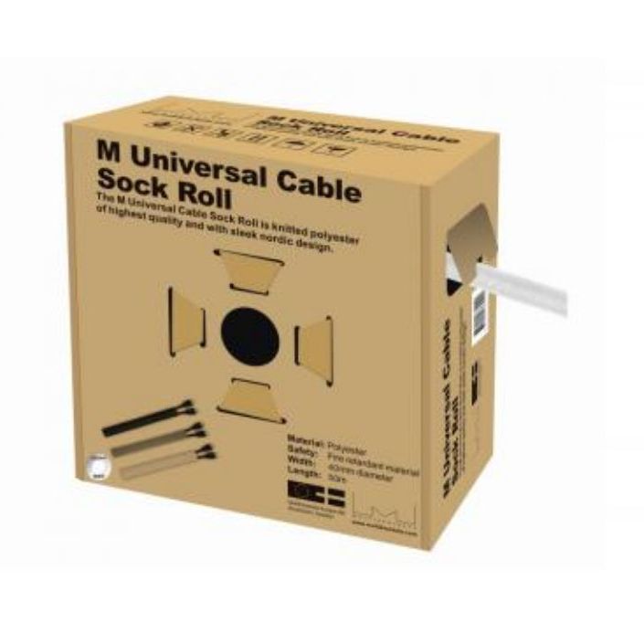Dark Khaki Multibrackets 7350022732490 cable sleeve White