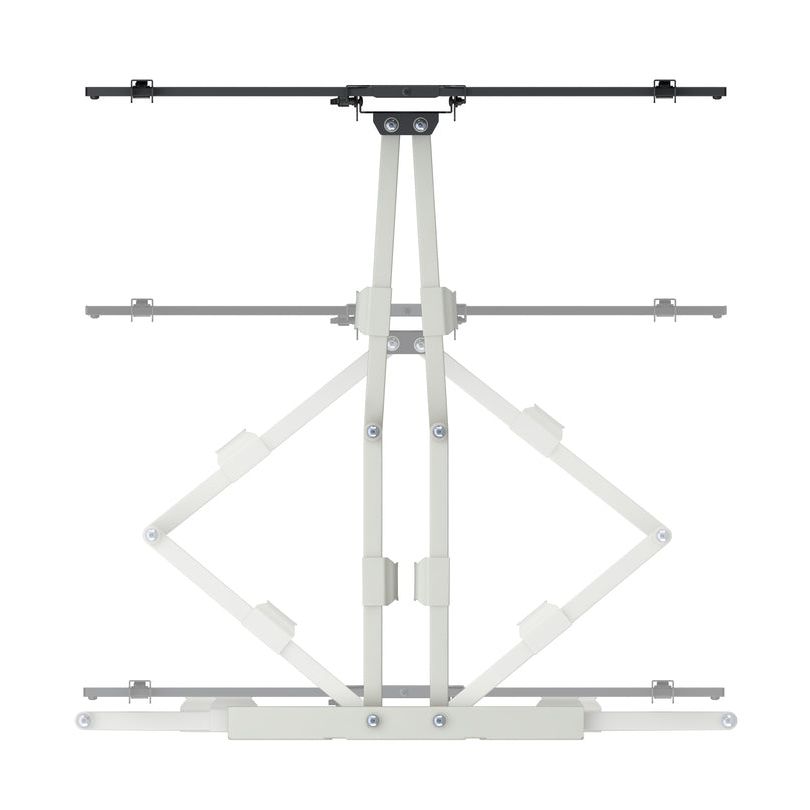 Light Gray Multibrackets M Universal Long Reach Arm HD 910mm Dual White